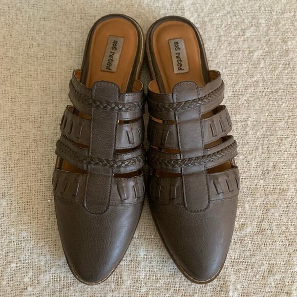 NOT RATED Monty Mule Faux Leather Slip On Pointed Toe Women’s Size 8.5 - Picture 8 of 11